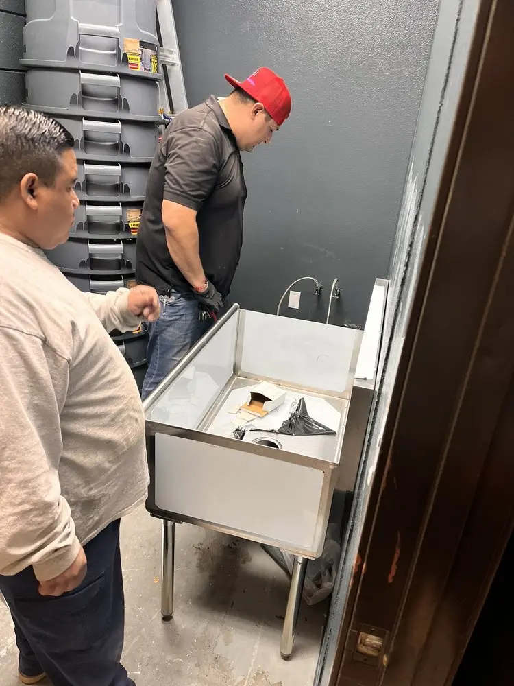 Commercial plumbing and sink installation in Tiffany Hill Corner